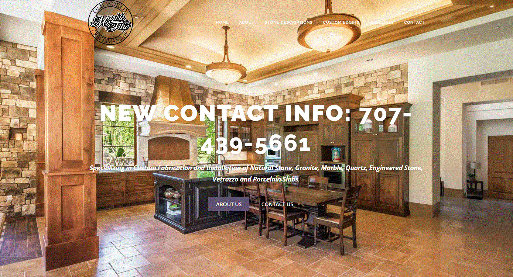 MarbleFino, web design