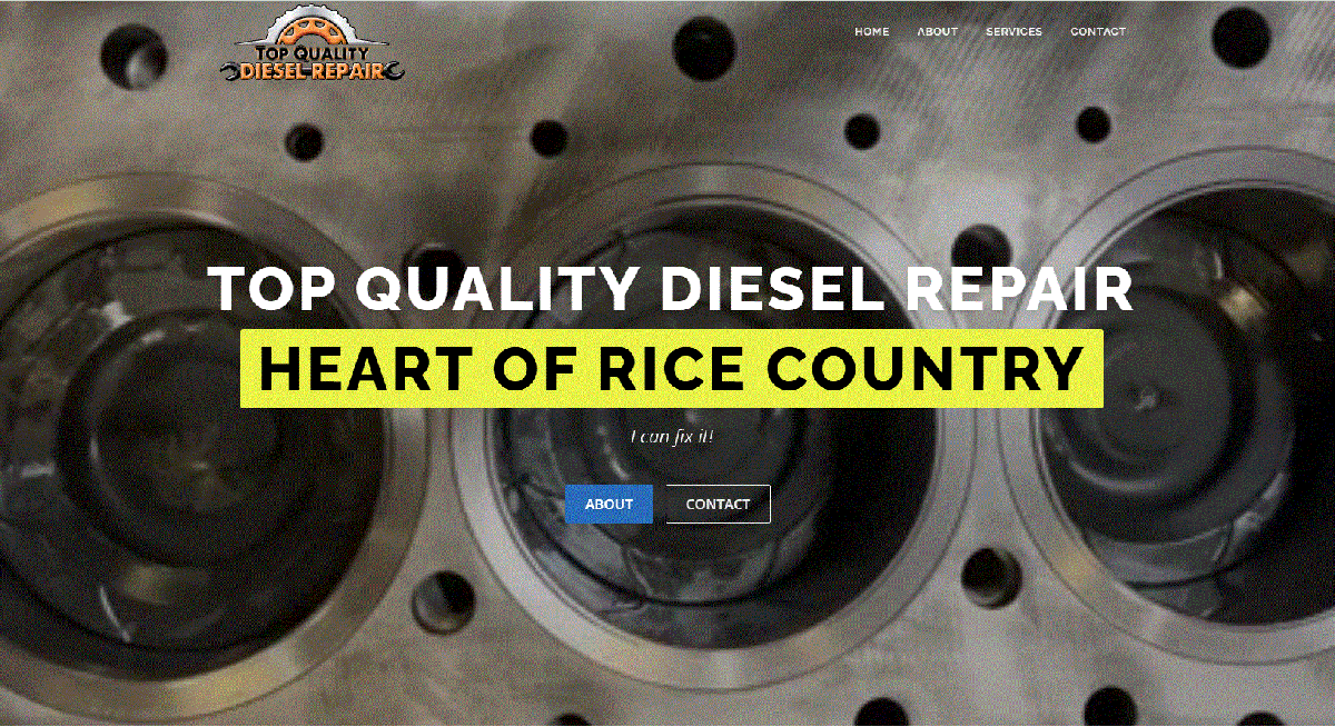 Top Quality Diesel Repair, web design