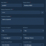 INTAKE FORM TOP OF PAGE