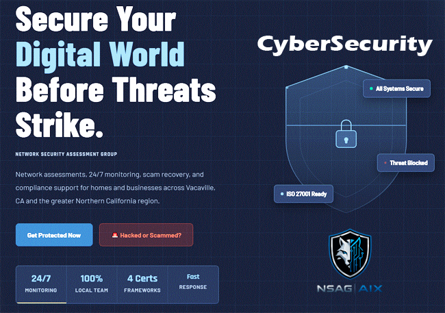 Network Security Assessment Group - NSAG.ai, Full Service CyberSecurity, A Division of Switzer Enterprises